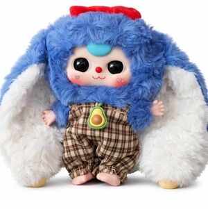 Baby Three Rabbit Macaron Cute Bunny Plush V2- NEW